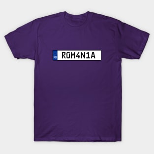 Romania car license plate T-Shirt